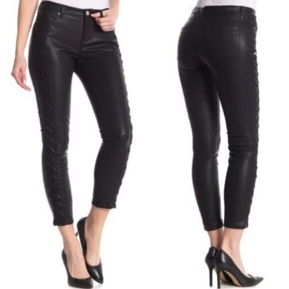 NWT Blank NYC Faux Leather Legging The Reade Crop Pants Size 26 New With Tags - Picture 11 of 11
